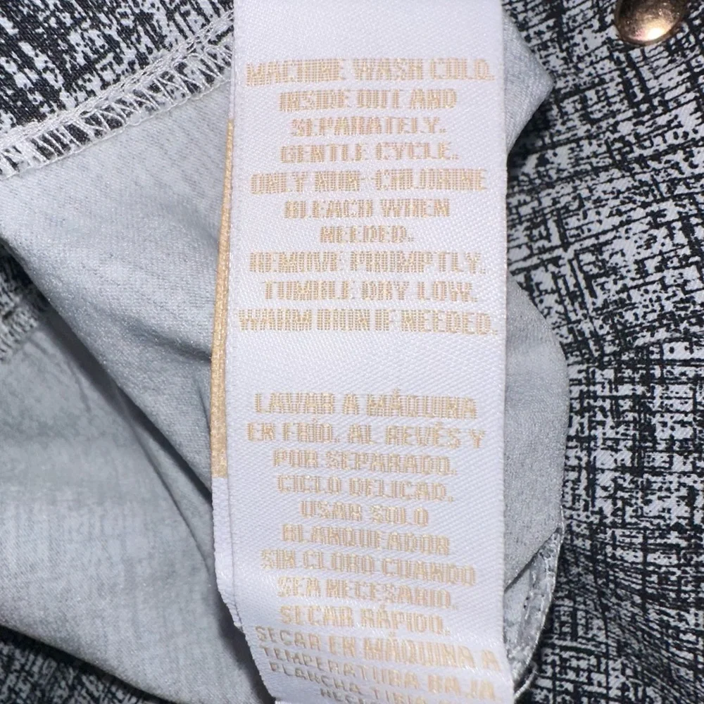 Hope & Harlow • Stretch Capri Women Size Small Pull On Ankle Slit Office Classic - Picture 8 of 12